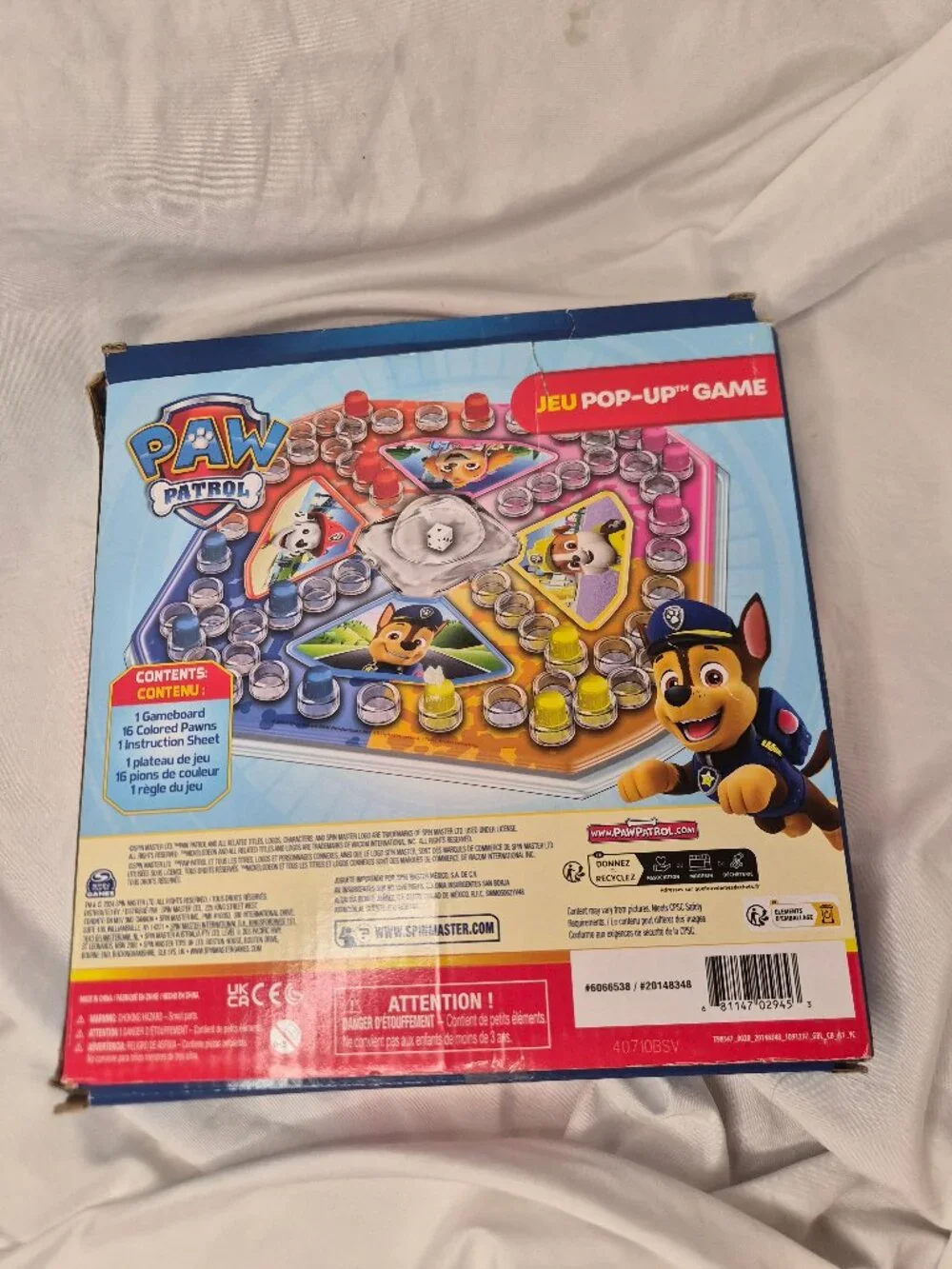 PAW Patrol Pop-Up Board Game - Complete Set - Kids Family Fun - Ages 4+